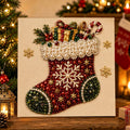 💥Limited Time 50% Off!💕Relaxing & Beginner-Friendly - 🎨💎DIY Christmas Pearl Art Kit